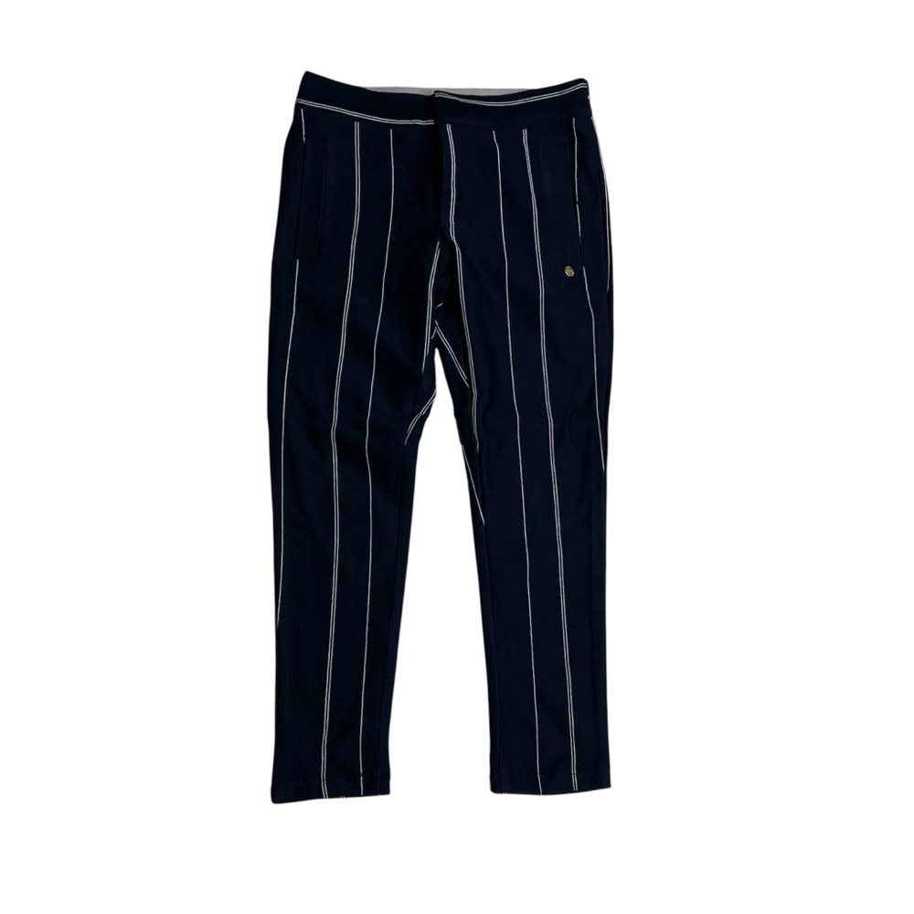 Kids Striped Leggings - Black and White